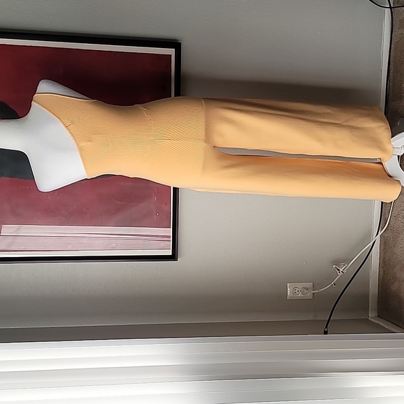 NWT Free People Beach Waverly Sweater One Piece Jumpsuit, Size M, Color Yellow - Picture 6 of 10